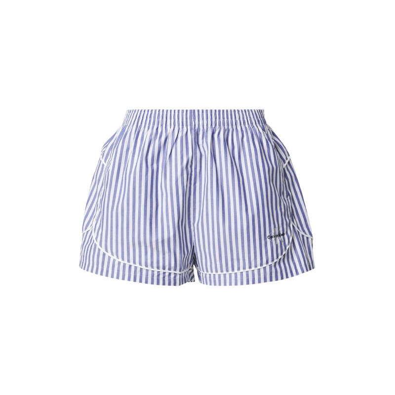Calvin Klein Underwear Pyžamové kalhoty fialkově modrá / bílá