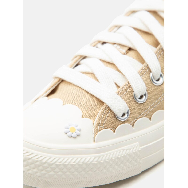 CONVERSE Tenisky 'CTAS OX' béžová / bílá