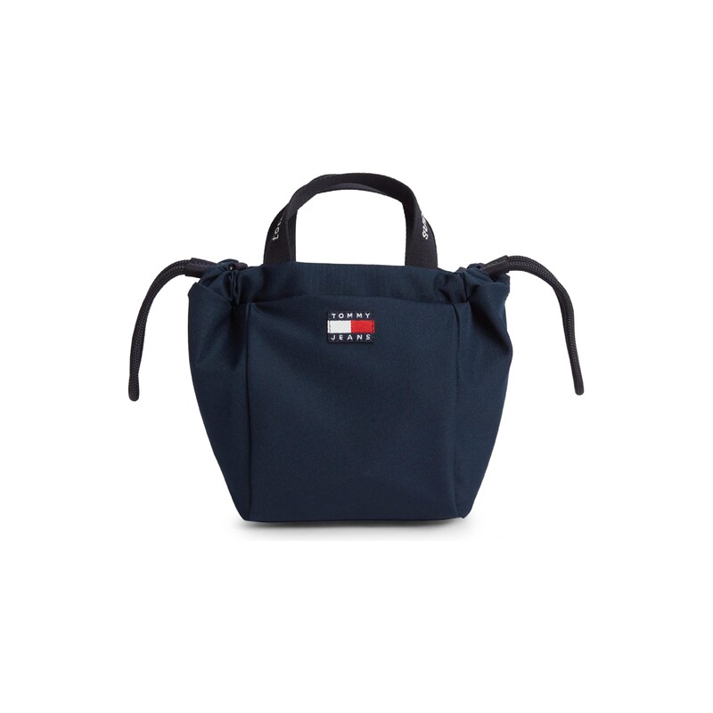 Tommy Jeans Kabelka Essential Repeat Logo Tote námořnická modř