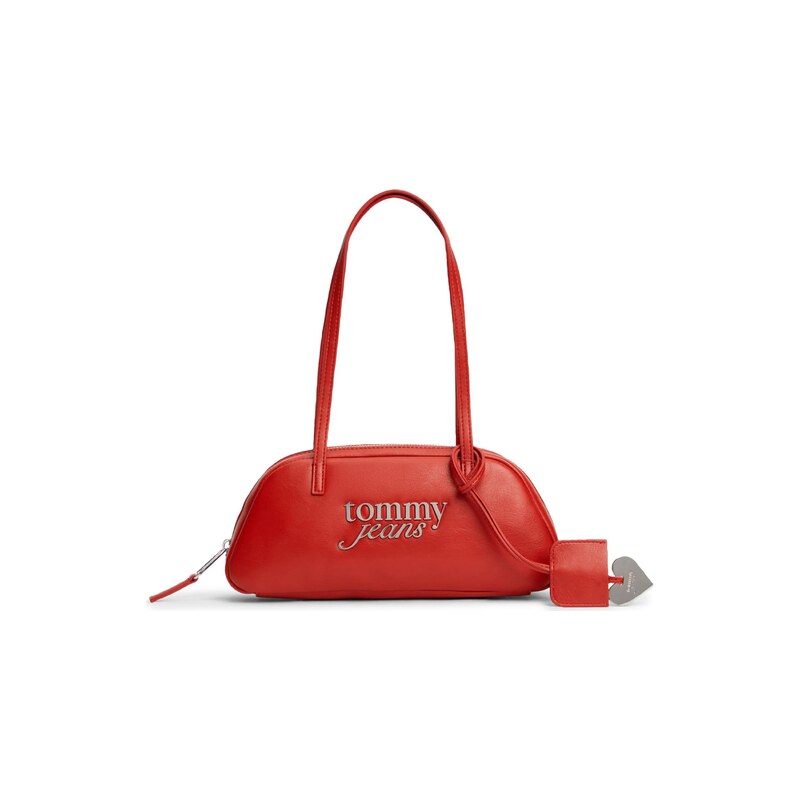 Tommy Jeans Taška přes rameno Metal Logo Shoulder jasně červená