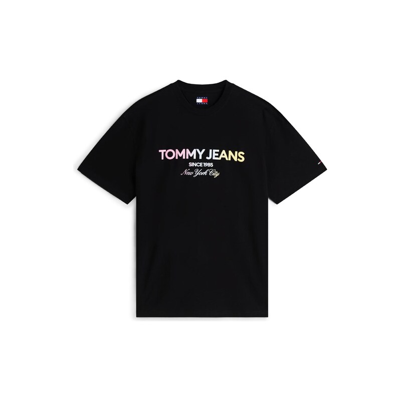 Tommy Jeans Tričko Classic Gradient Relaxed pastelová modrá /