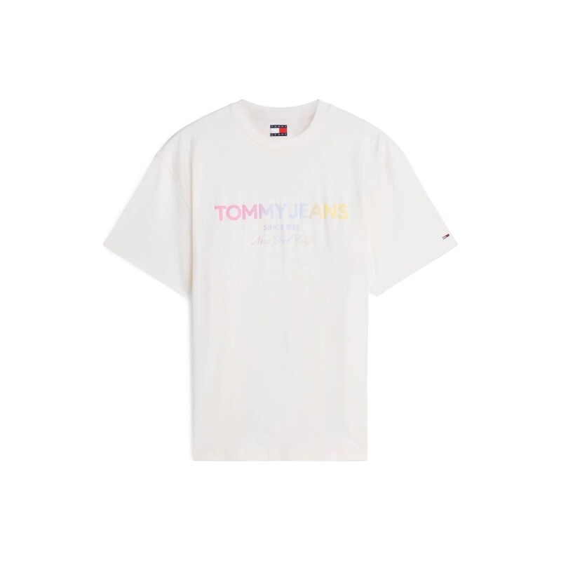 Tommy Jeans Tričko Classic Gradient Relaxed světle žlutá /