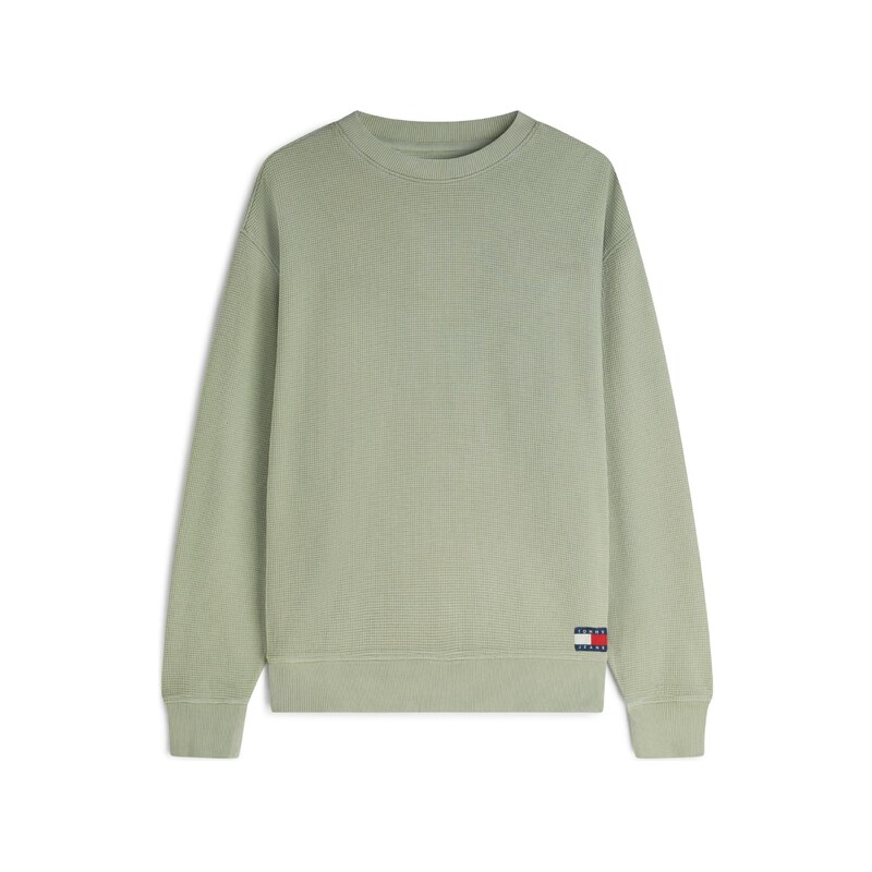 Tommy Jeans Mikina pastelově zelená