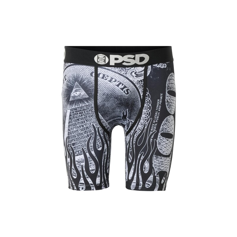 PSD Boxerky antracitová / světle šedá / černá