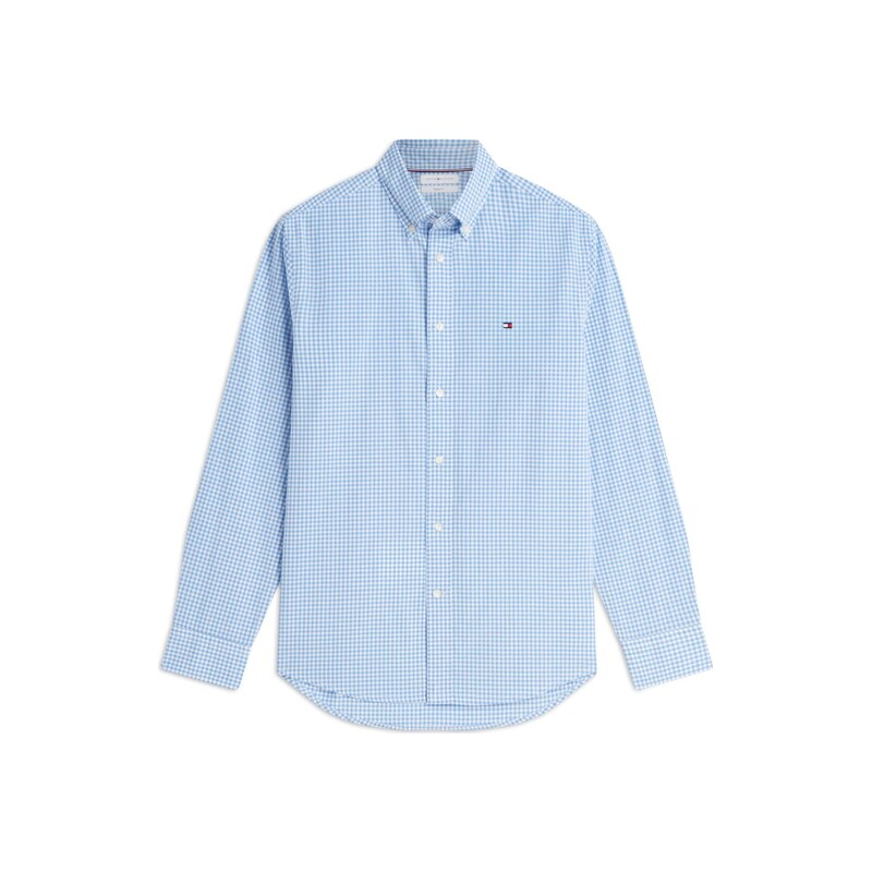 TOMMY HILFIGER Košile Regular Fit Flex Gingham světlemodrá /