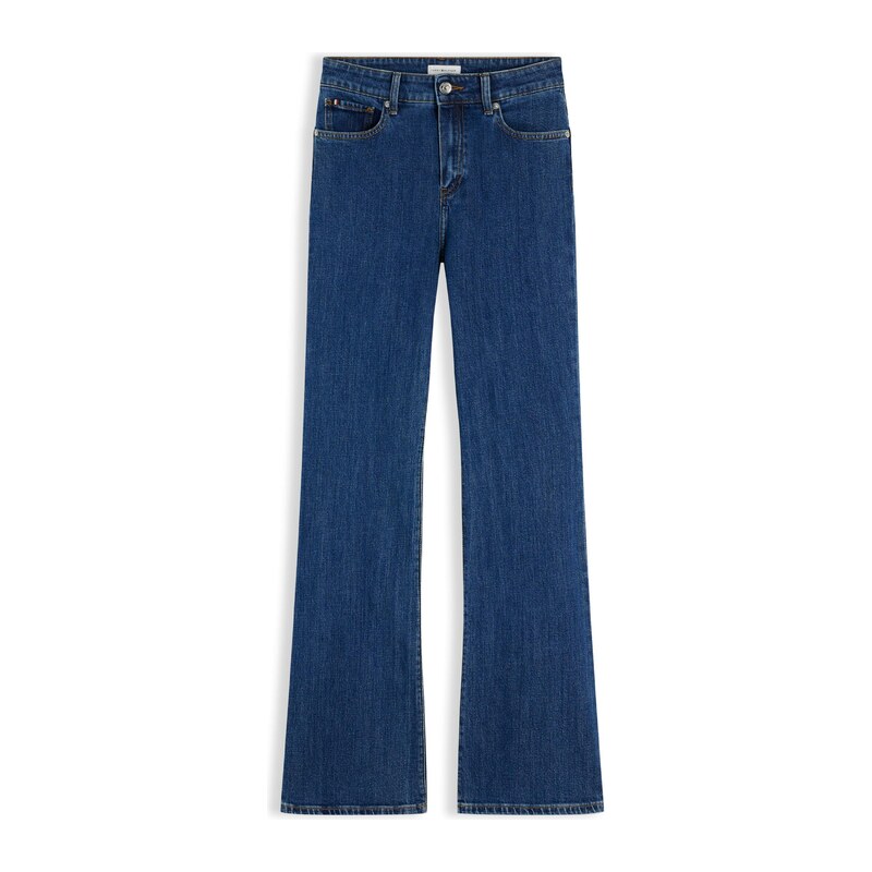 TOMMY HILFIGER Džíny Mid Rise Bootcut tmavě modrá
