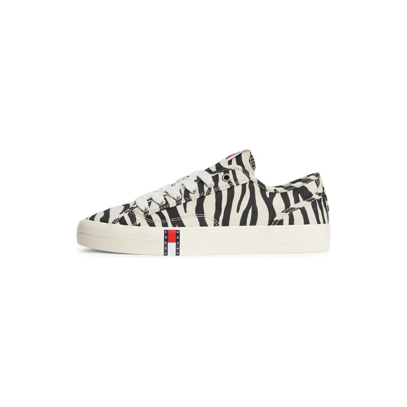 Tommy Jeans Tenisky krémová / černá