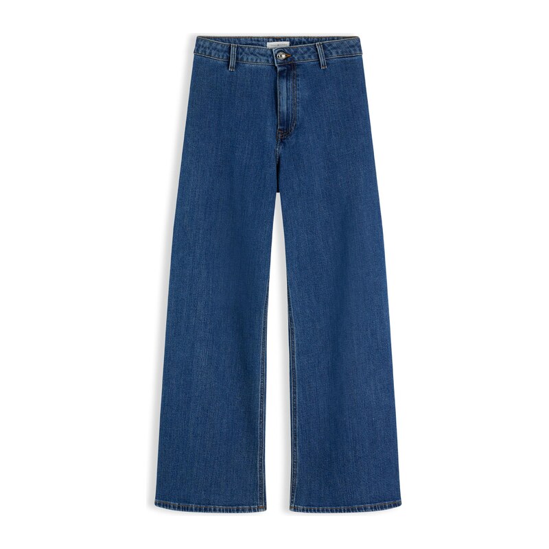 TOMMY HILFIGER Džíny High Rise Wide Leg Ankle modrá džínovina