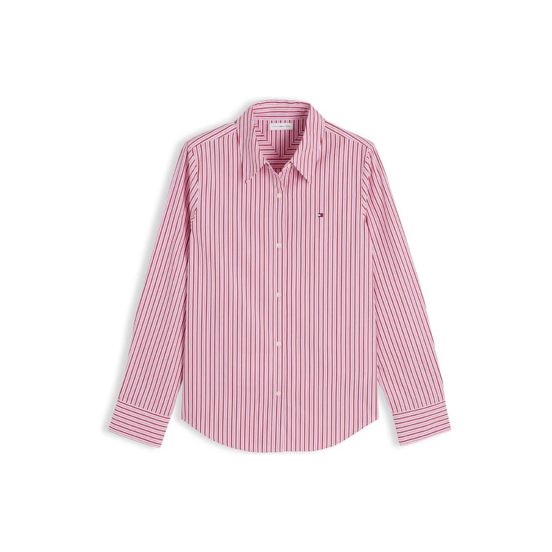 TOMMY HILFIGER Halenka růžová / červená / černá / bílá