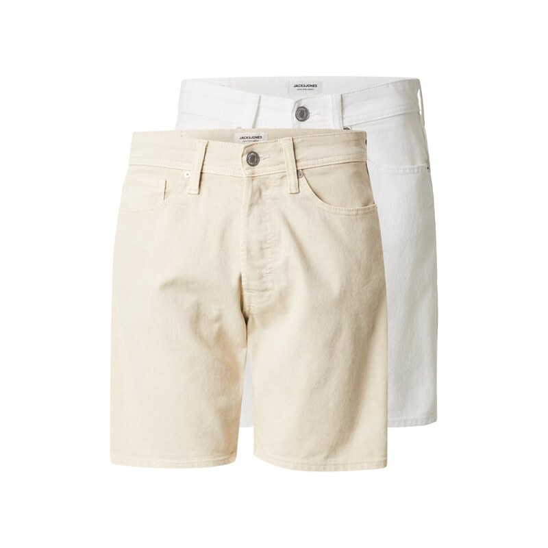 JACK & JONES Džíny JJIRICK JJORIGINAL krémová / bílá džínovina