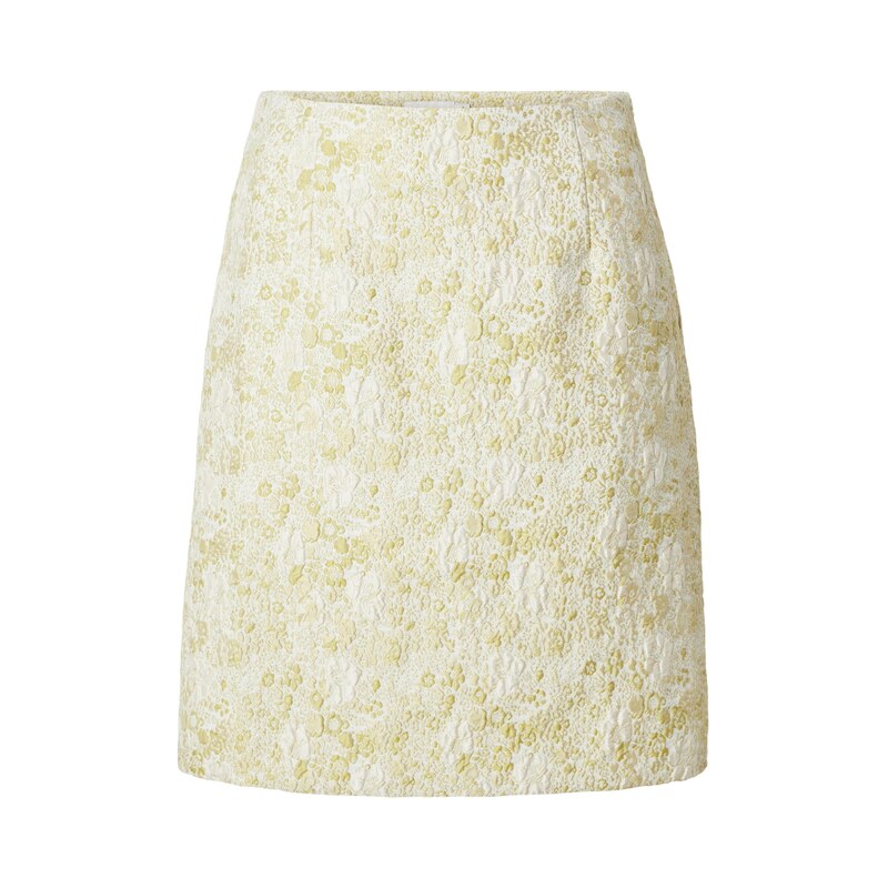 VILA Sukně VIKAIA pastelově zelená / offwhite