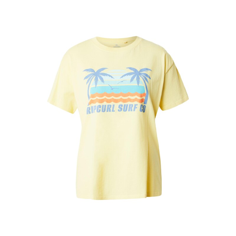 RIP CURL Tričko MALIBU tyrkysová / chladná modrá / žlutá / oranžová 115226729