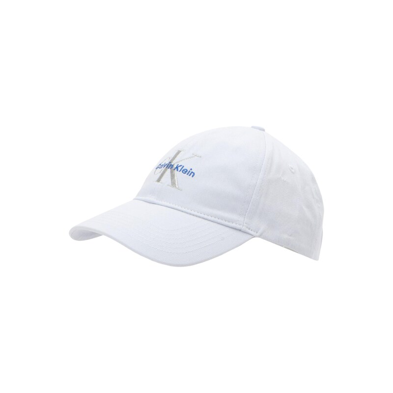 Calvin Klein Kšiltovka azurová / světlemodrá / stříbrná