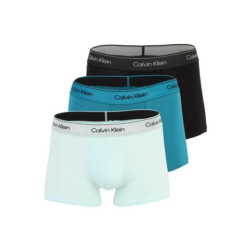 Calvin Klein Underwear Krojové kalhoty světlemodrá / petrolejová