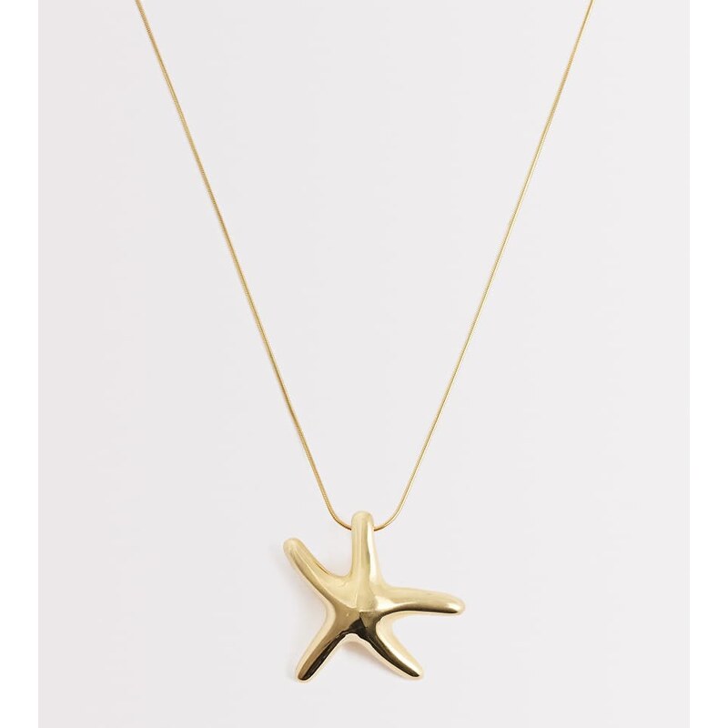Seol + Gold starfish necklace in 18ct gold vermeil 115227268