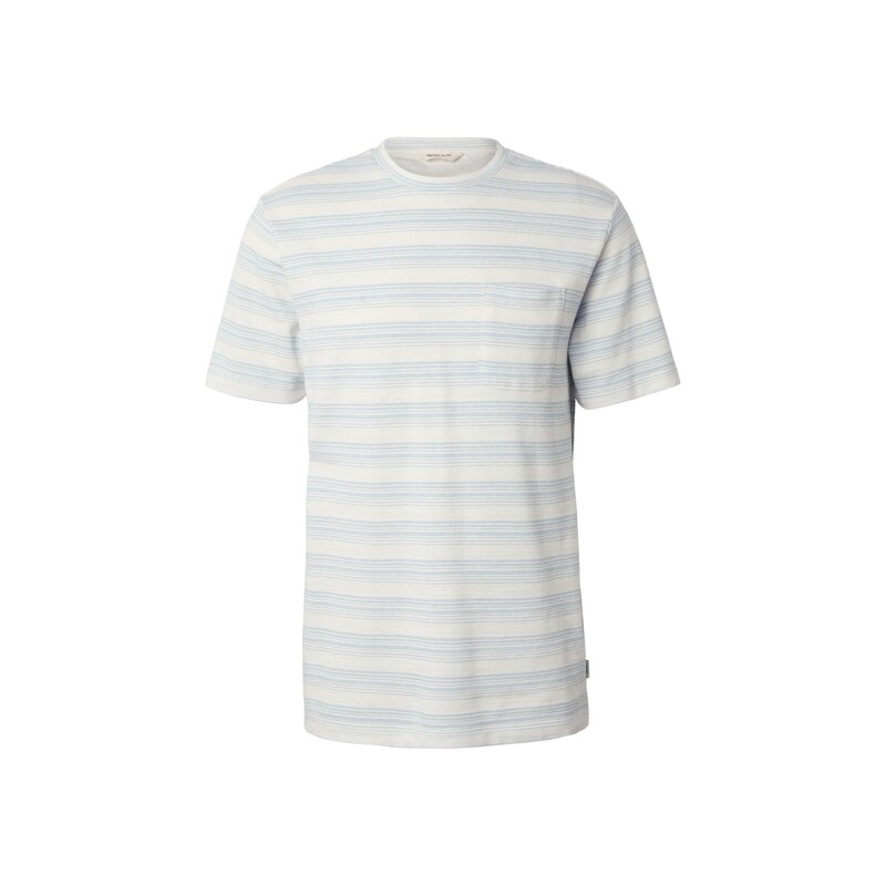 INDICODE JEANS Tričko Scotland světlemodrá / bílá