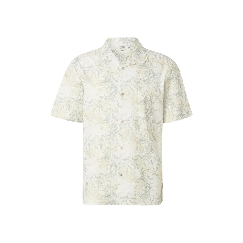 INDICODE JEANS Košile Bilbasso písková / zelená / pastelově