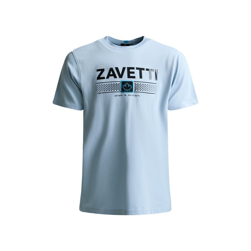 Zavetti Canada Tričko Viarello světlemodrá / černá