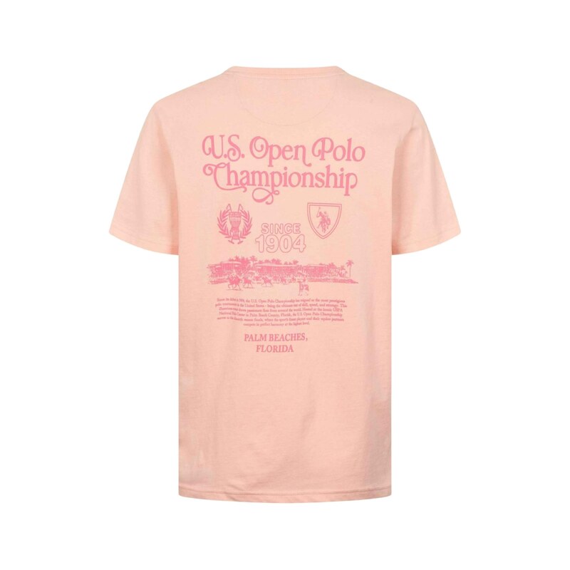 U.S. POLO ASSN. Top ' UWMisty ' pastelově růžová