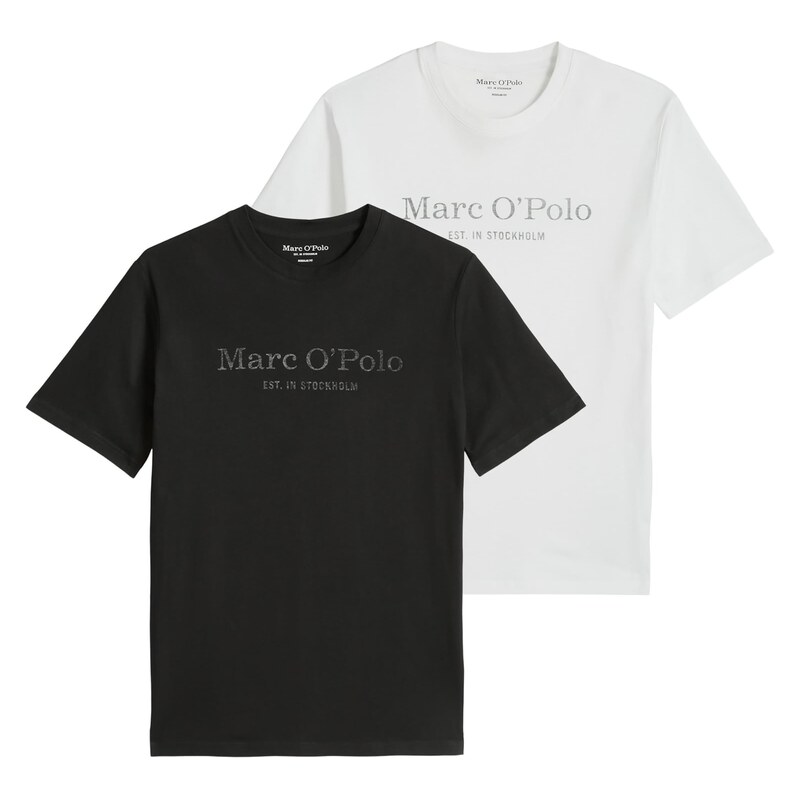 Marc OPolo Tričko černá / bílá