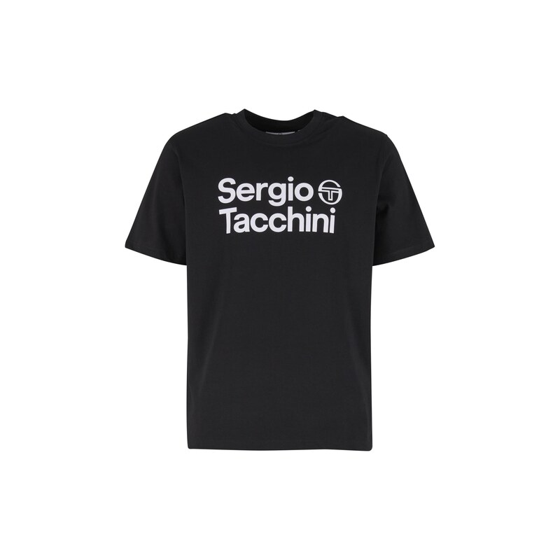 Sergio Tacchini Tričko černá / bílá