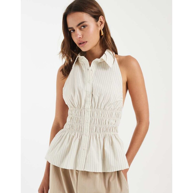 Bronze Snake Kristal top in butter-White 115409206
