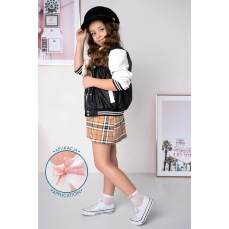 Knittex DÍVČÍ VZOROVANÉ PONOŽKY ARIANA DR2316 115228432