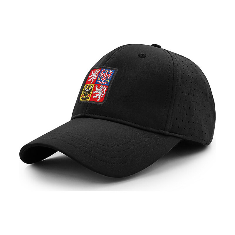 Klasická kšiltovka PROGRESS Baseball Cap Czech černá