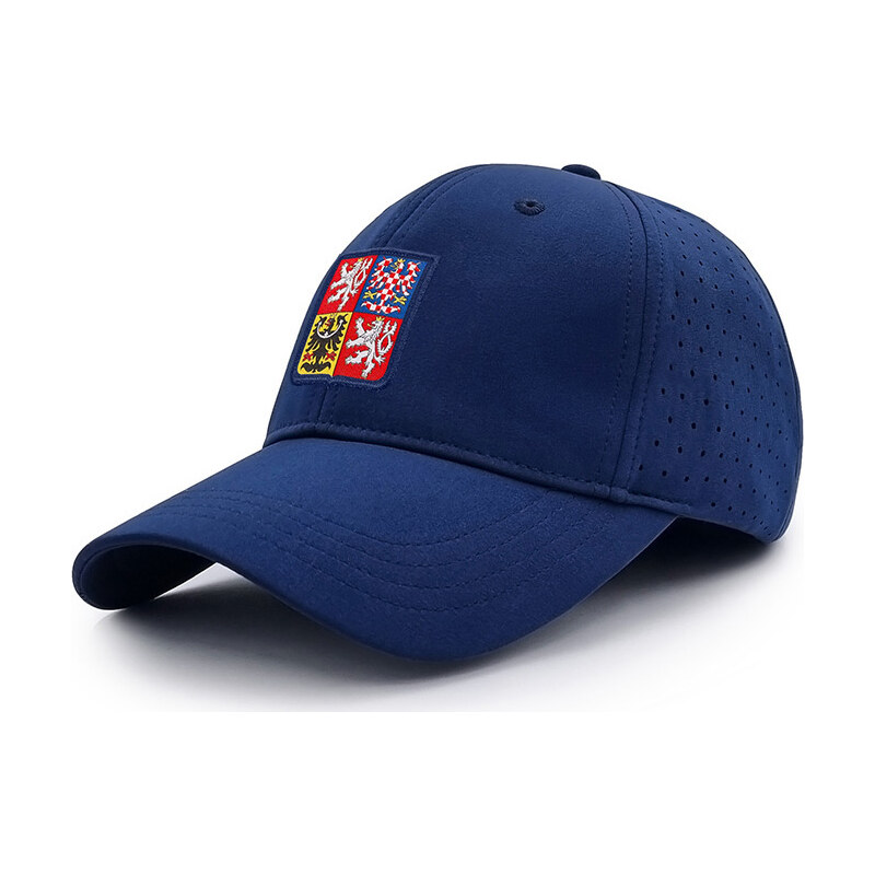 Klasická kšiltovka PROGRESS Baseball Cap Czech modrá