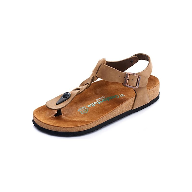 Sandály Comfortfusse Hellbraun 6685653