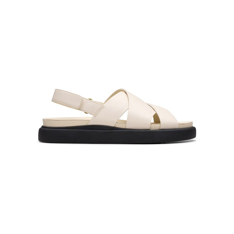 Sandály Clarks Creme 4637787 115277029