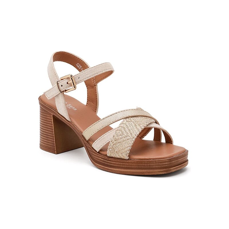 Sandály Sixth Sens Beige 9060401