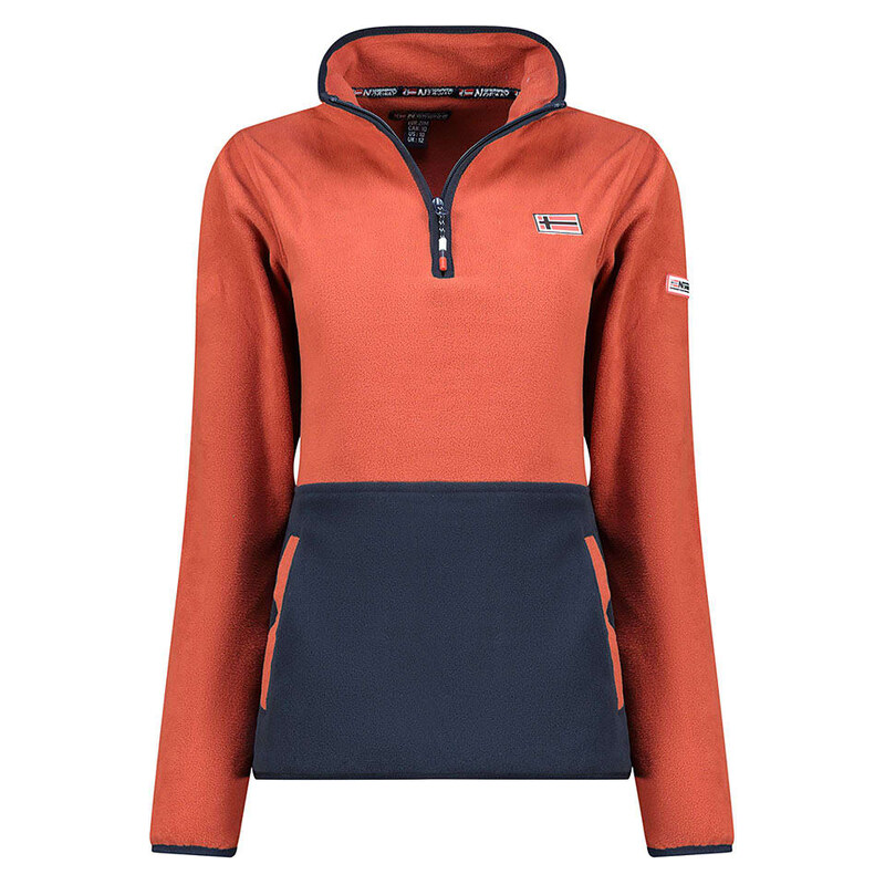 Mikina Geographical Norway Rostrot/ Dunkelblau 4339253 115280495