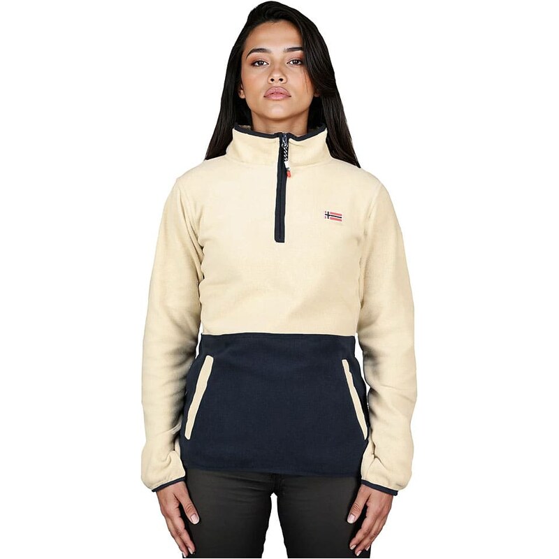 Mikina Geographical Norway Creme/ Dunkelblau 167940 115280494