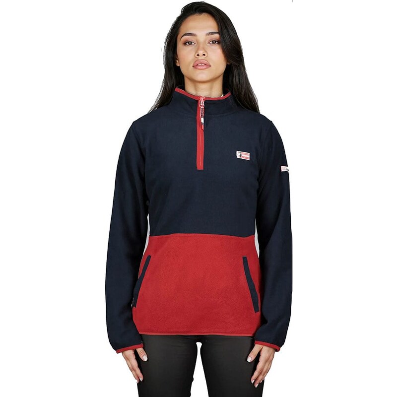 Mikina Geographical Norway Dunkelblau/ Bordeaux 3241167 115280500
