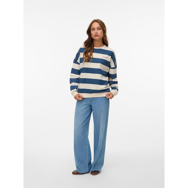Mikina Vero Moda Blau/ Creme 1587160
