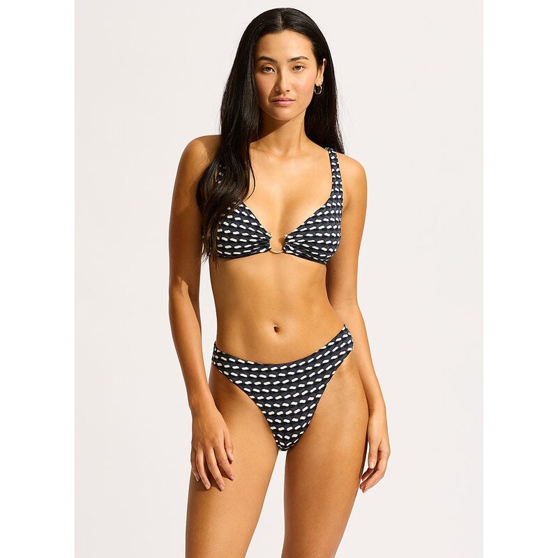 Plavky vrchní díl Seafolly Dunkelblau/ Weiß 1367395 115282498