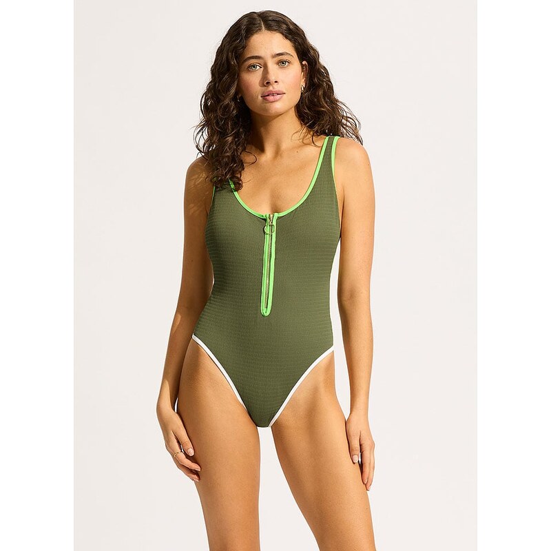 Plavky Seafolly Khaki 1507233