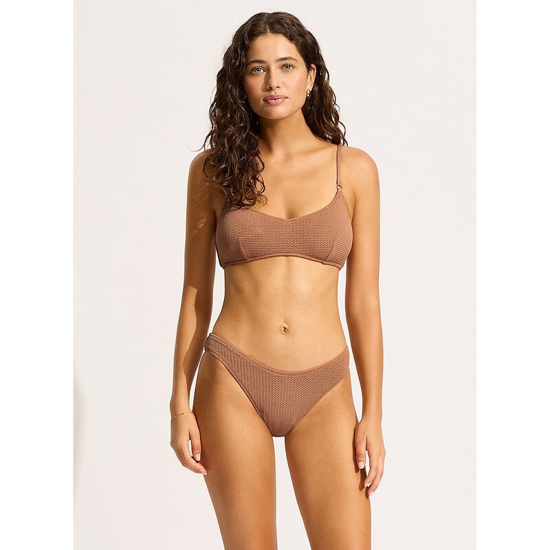 Plavky vrchní díl Seafolly Hellbraun 6682702 115282502
