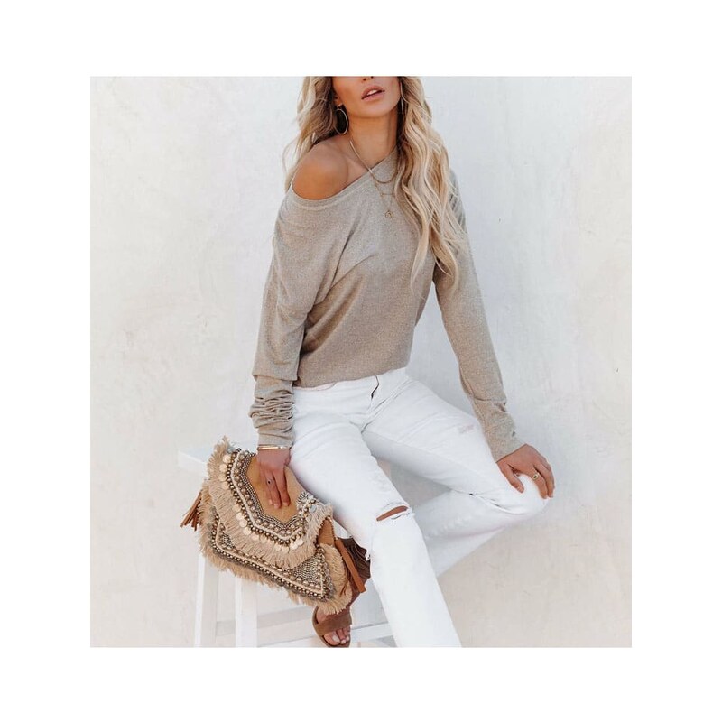 Mikina Milan Kiss Beige 5304644