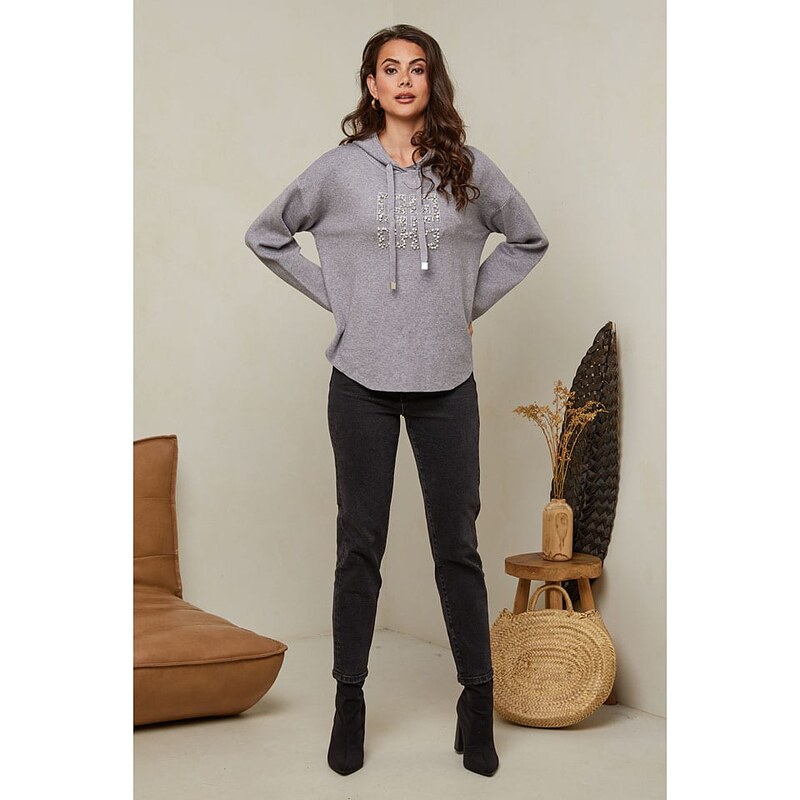 Mikina Soft Cashmere Grau 860172 115286671