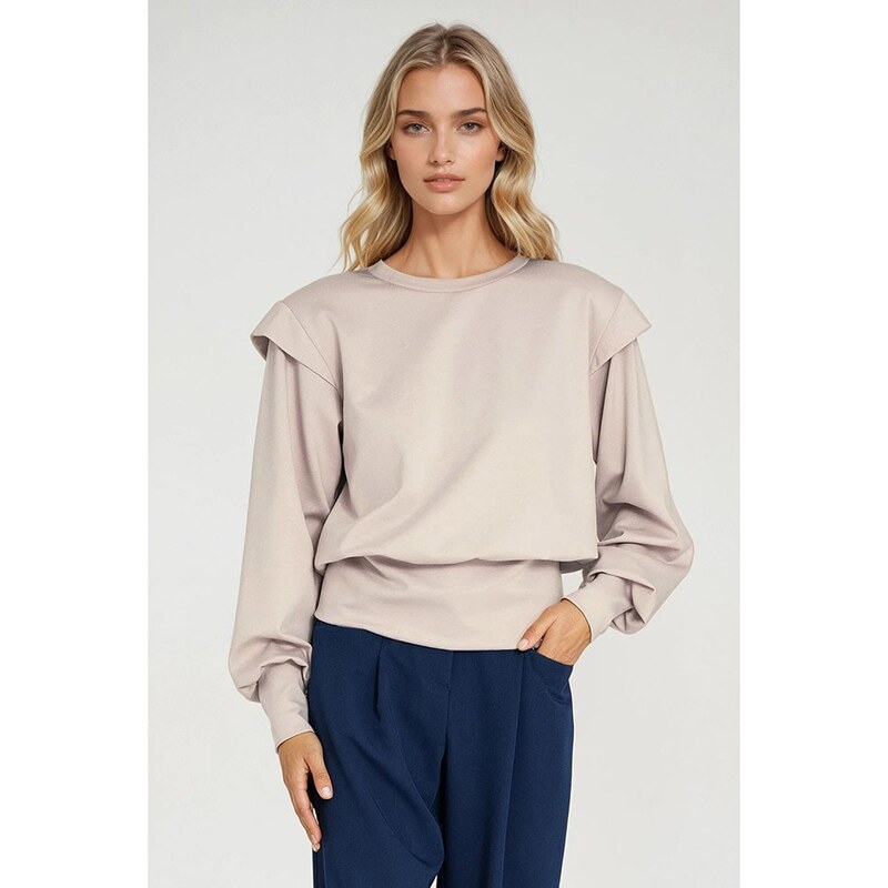 Mikina Nife Beige 820491