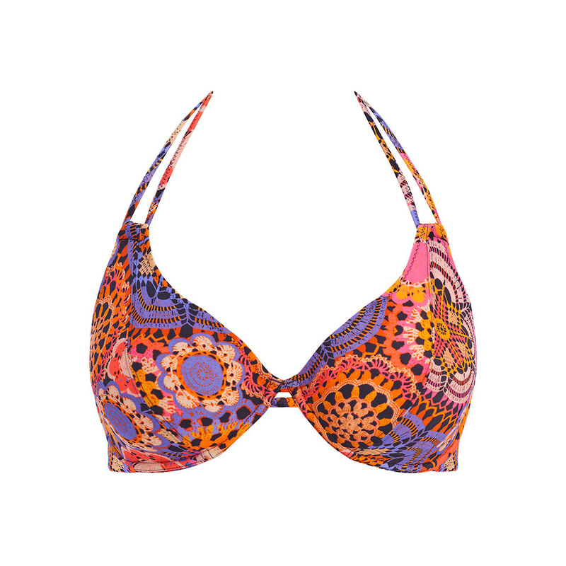 Plavky vrchní díl Freya Lila/ Pink/ Orange 2686748