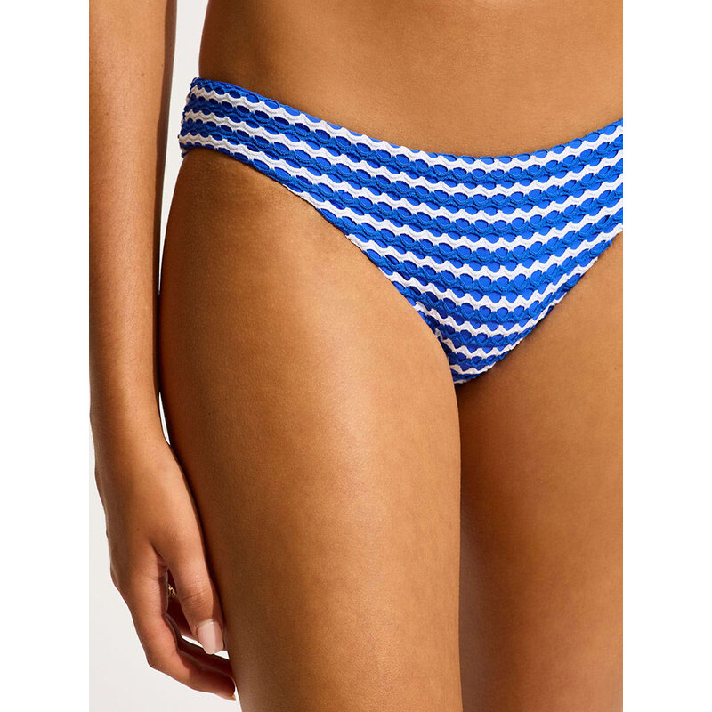 Plavky spodní díl Seafolly Blau/ Weiß 1447981 115304617
