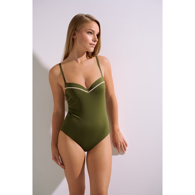 Plavky Lisca Khaki 9525071