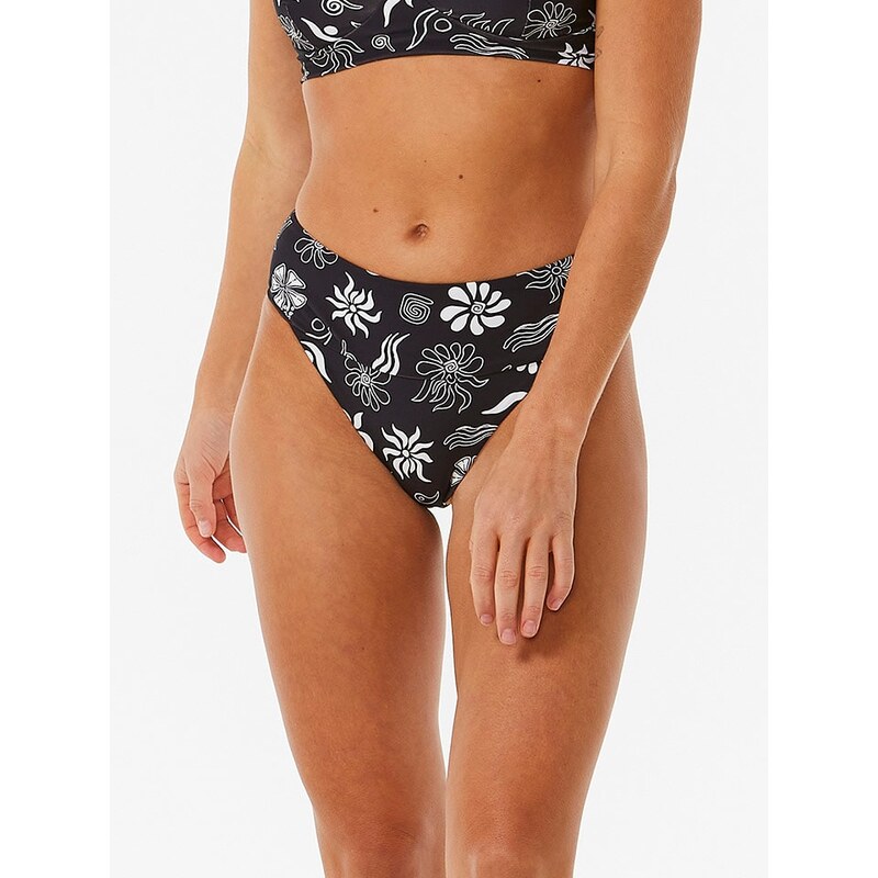 Plavky spodní díl Rip Curl Schwarz/ Weiß 6363056 115312470