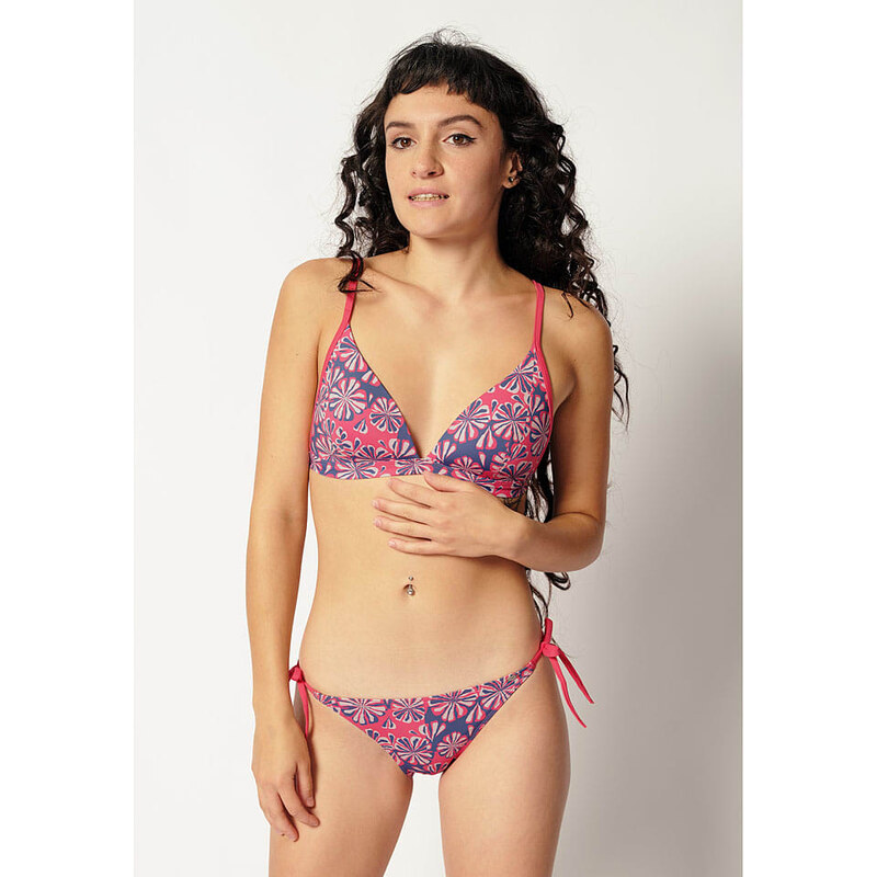 Plavky vrchní díl Skiny Blau/ Pink 9430277