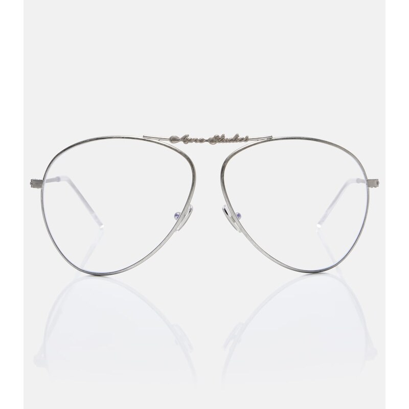 Acne Studios Logo aviator glasses
