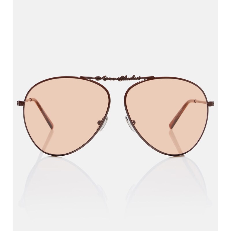 Acne Studios Logo aviator sunglasses