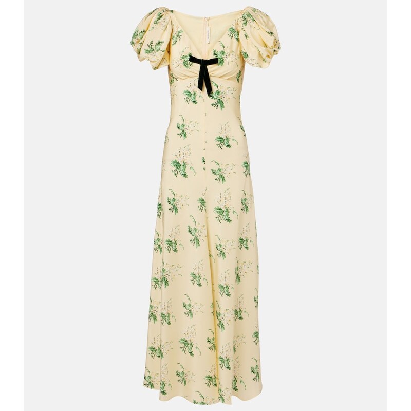 Rodarte Floral silk crÃªpe gown